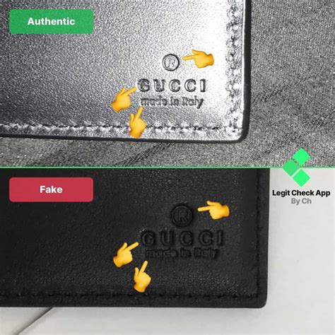 fake gucci vs real gucci wallet comparison|gucci men's wallet knockoff.